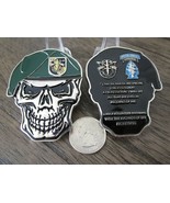 US Army Special Forces Soldiers Green Berets Creed 5th SFGA Skull Challe... - $28.29 CAD