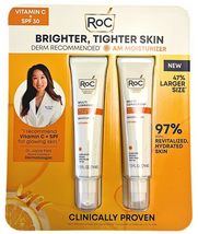 RoC Multi Correxion Revive + Glow Moisturizer with Vitamin C and SPF 30, 2 pack, - $28.99