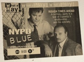 Nypd Blue Tv Guide Print Ad Dennis Franz David Caruso TPA10 - £4.70 GBP