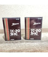 2 Zenith TC-20 SHG Compact Video Cassette VHSC 144Ft. Mode SP 20min Sealed - £9.32 GBP