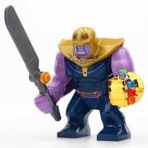 Big Size Thanos with Infinity Gauntlet & Sword Avengers Endgame Minifigures - £7.06 GBP