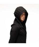 Black Mortal Kombat Hood Scorpion Ninja Sub Zero Mask Mileena Costume Co... - £25.96 GBP