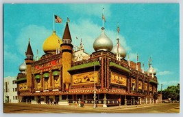 Postcard The World&#39;s Only Corn Palace Mitchell South Dakota Street View - £3.53 GBP