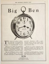 1910 Print Ad Big Ben Alarm Clocks Western Clock Company La Salle,Illinois - $17.08