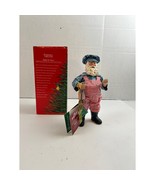 Vintage 1998 Possible Dreams Clothtique Right On Time Santa Figurine w Box - $49.99