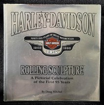 Harley Davidson Rolling Sculpture Hardcover Book Doug Mitchel 95th Anniversary - £19.69 GBP