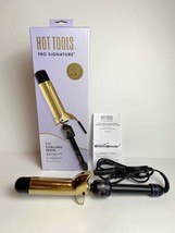 Hot Tools Pro Signature Series Gold Curling Iron/Wand 1.5 Inch Long Last... - £15.89 GBP