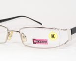 CALANDO CA2024 1484 Silver /Black White UNIQUE RARE EYEGLASSES GLASSES 5... - $71.27