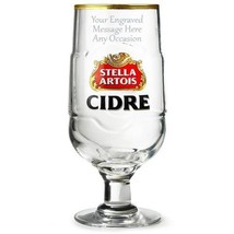 Fathers Day Gift Personalised Stella Artois Cider Pint Glass Engraved Me... - £19.99 GBP