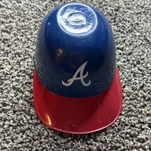 Atlanta Braves Mini Ice Cream Helmet Rawlings Blue &amp; Red Plastic Souveni... - €5,98 EUR