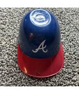 Atlanta Braves Mini Ice Cream Helmet Rawlings Blue &amp; Red Plastic Souveni... - €5,98 EUR