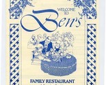 Ben&#39;s Family Restaurant Menu Brandon Blvd in Brandon Florida  - £13.93 GBP