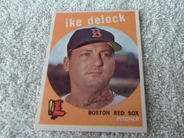 1959 Topps Ike Delock # 437 Boston Baseball Nm / Mint Or Better ! - $39.99