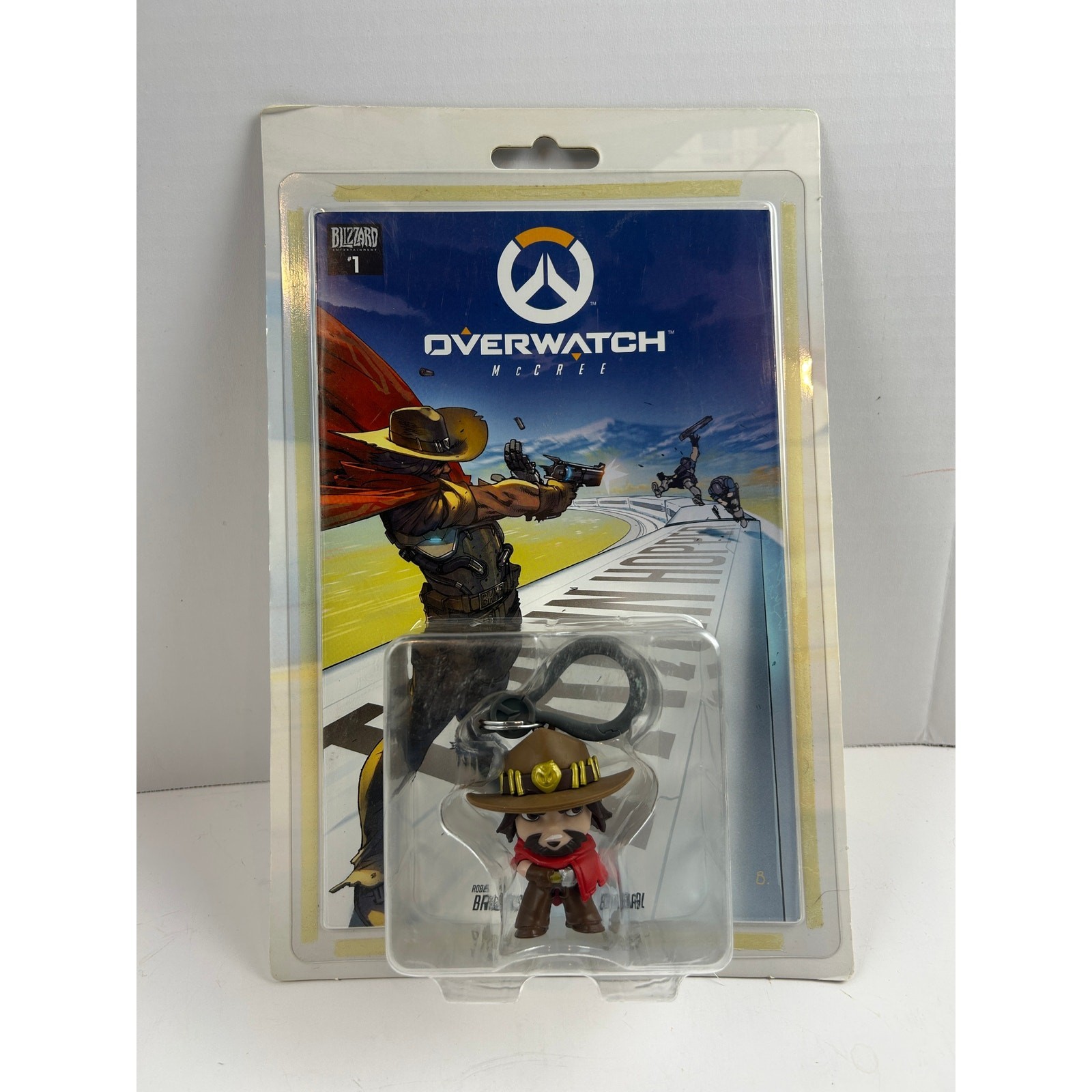 Overwatch McCree Backpack Hanger with Comic #1 Blizzard Collectible Sealed - $17.99