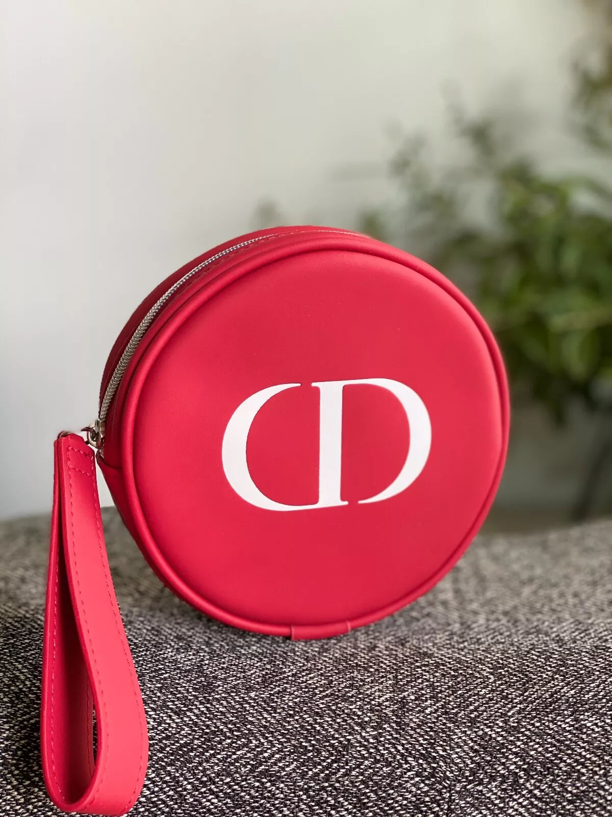 New DIOR BEAUTY RED MAKEUP COSMETIC BAG MAKEUP POUCH  - £14.95 GBP