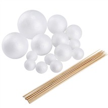 Make Your Own Solar System Model With 14 Mixed Sized Polystyrene Spheres Balls A - £20.44 GBP