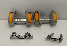 Fiyins Sports Heel Wheel Roller Skates for Shoes Adjustable One Size Orange - €10,30 EUR
