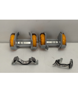 Fiyins Sports Heel Wheel Roller Skates for Shoes Adjustable One Size Orange - €10,36 EUR