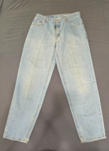 Vintage Levis Jeans Mens 33x32 Blue 560 Loose Light Wash Denim Workwear ... - $34.60