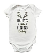 Daddy&#39;s Little Hunter Shirt for Boys, Daddy&#39;s Hunting Shirt for Boys, Da... - £7.97 GBP