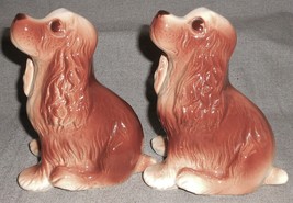 Pair 1950s-60s Royal Copley Puppy Figurines Made In Usa #2 - £24.85 GBP