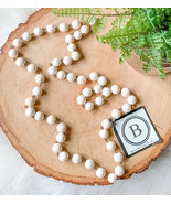BPD Betsy Pittard Design Natural Cream White Howlite BEADED NECKLACE Mag... - $456.16 MXN