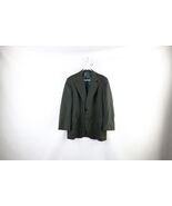 Vtg 60s Rockabilly Mens 42R Distressed Wool 2 Button Suit Coat Jacket Pl... - $44.50