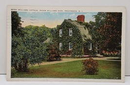 Providence R.I. Betsy William&#39;s Cottage, Roger Williams Park 1920s Postcard B2  - £7.06 GBP