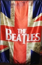 THE BEATLES UK Flag FLAG CLOTH POSTER BANNER CD LP - £15.98 GBP