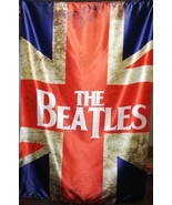 THE BEATLES UK Flag FLAG CLOTH POSTER BANNER CD LP - $27.00