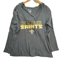 NFL Team Apparel New Orleans Saints Long Sleeve Black Football Size Large image 14