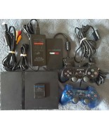 Playstation 2 PS2 Slim Console Bundle w/ Cords, 2 Controllers, MP adapt ... - £109.50 GBP