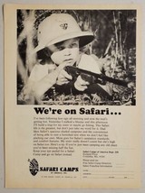 1968 Print Ad Safari Camps of America Boy &amp; BB Gun Columbia,Missouri - £12.61 GBP