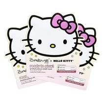 The Crme Shop x Hello Kitty Ready To Glow Printed Essence Sheet Mask (3 ... - £19.17 GBP