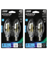 LED Light Bulb 40W 5000K 300-Lumens Daylight 2-ct Feit BPCTC40950CAFL2 (... - $13.85