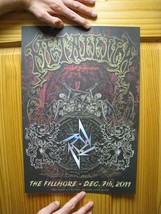 Metallica Poster December 7, 2011 30 Years Heavy Reign Fillmore - $179.29