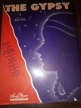 Vintage 1946 The Gypsy Billy Reid Piano Leeds Music Sheet Music - £14.93 GBP