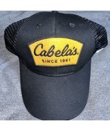 Cabela’s Black Mesh OS TU SnapBack Hat - $14.85