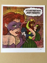 “He said They Were Just Friends” By  Dr. Smash! Street Art Lowbrow Pop Art Print - $28.04