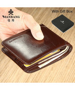 ManBang Luxury Leather Mens TriFold Wallet - $56.95