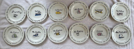 12 Pottery Barn Millennium Series Decade Salad Dessert Plates Complete S... - £59.94 GBP