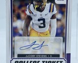 JACOBY STEVENS 2021 PANINI CONTENDERS COLLEGE TICKET AUTO LSU #227 - £3.15 GBP