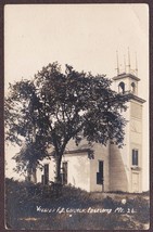 Edgecomb, Maine RPPC First Baptist Church - Eastern Illus. Co. Postcard #26 - £9.84 GBP
