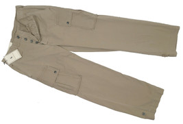 NEW VINTAGE Polo Ralph Lauren Briggs Fatigue Cargo Pants! 32 x 32  Tan  Wide Leg - £127.59 GBP