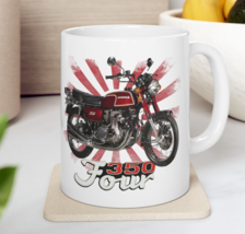 Honda CB350 Four Classic Japanese Motorcycle Biker Coffee Mug - £11.39 GBP