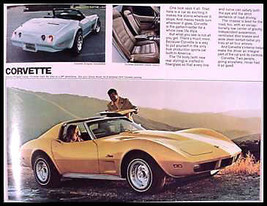 1974 Chevrolet Brochure, Corvette Camaro Z28 Chevelle  - $8.04