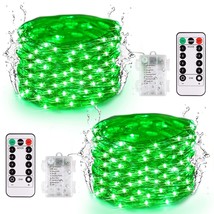 Halloween Fairy Lights Battery Operated, 33Ft 100 Led Green Halloween Lights Out - £28.84 GBP