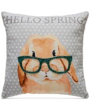 allbrand365 designer VCNY Home Hello Spring Decorative Pillow 20 x 20 Inch - £39.96 GBP