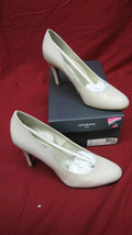 Classic Liz Claiborne Flex Powder Pink Leather Classic Pumps Size 9 Shoe - £15.81 GBP
