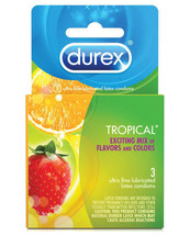 NO ETA Durex Tropical Flavors - Box of 3 - $13.59